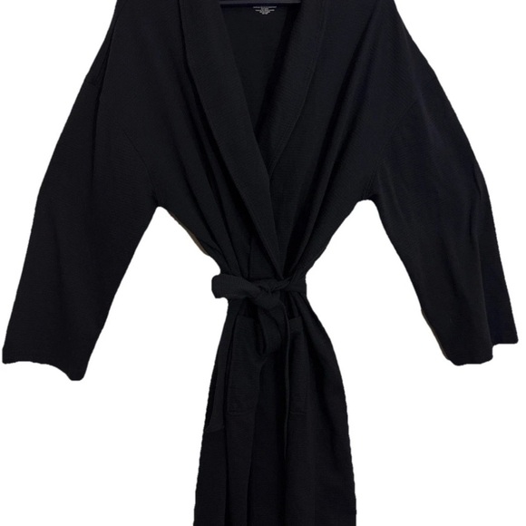 Sonoma Other - Sonoma Goods For Life Sleepwear Waffle Texture Robe Navy Blue L/XL Front Pockets